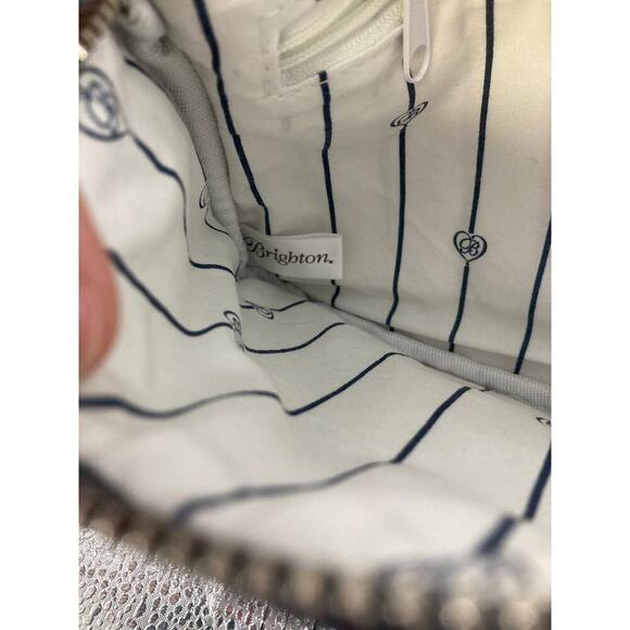 BRIGHTON SMALL BLUE CROSSBODY WITH HEART - Picture 9 of 10